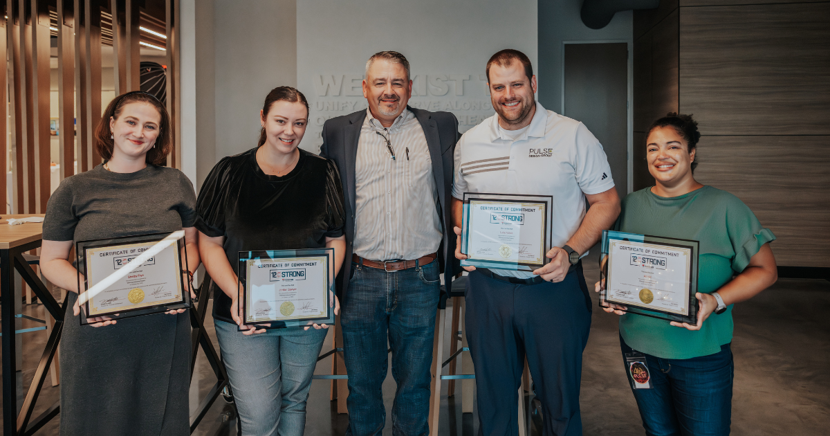 Pulse Design Group Leaders Complete 12Strong Image